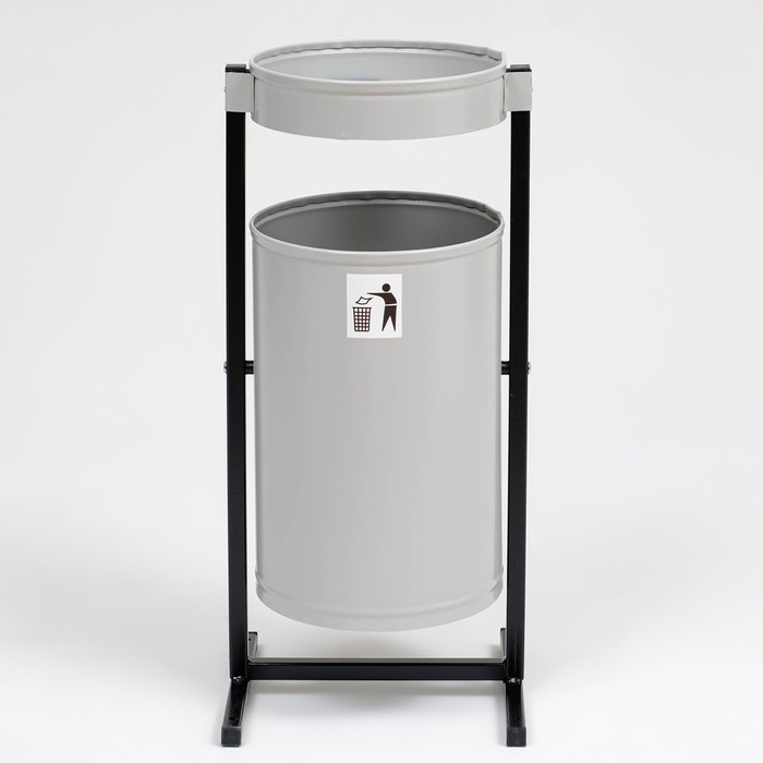 Урна уличная «Меркурий» 21 л, 32 х 70 х 28,5 см, серая, бак 0,6 мм Урна уличная «Меркурий» 21 л, 32 х 70 х 28,5 см, серая, бак 0,6 мм