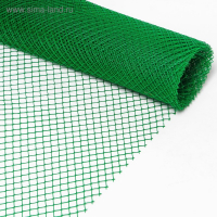 Сетка садовая, 2 × 10 м, ячейка ромб 15 × 15 мм, пластиковая, зелёная, Greengo