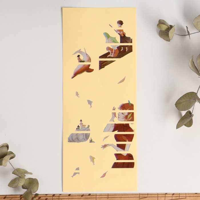 Наклейка на гриф гитары Music Life, девушка Наклейка на гриф гитары Music Life, девушка