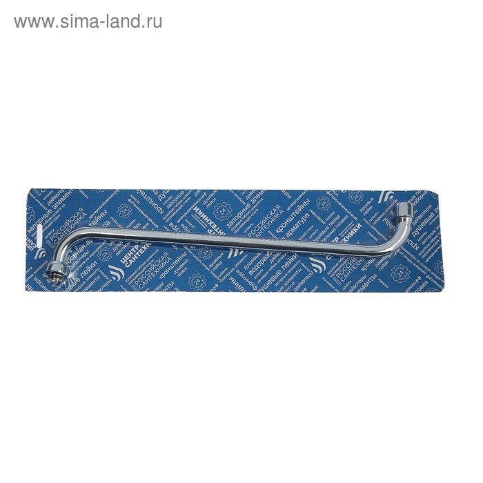 Излив для смесителя  Излив для смесителя "Центр Сантехники", метрическая резьба М22x1.5, длина 410 мм, высота 65 мм, d=16, хром