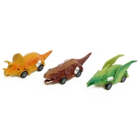 Игровой набор DINO, в комплекте 2 грузовика и динозавры