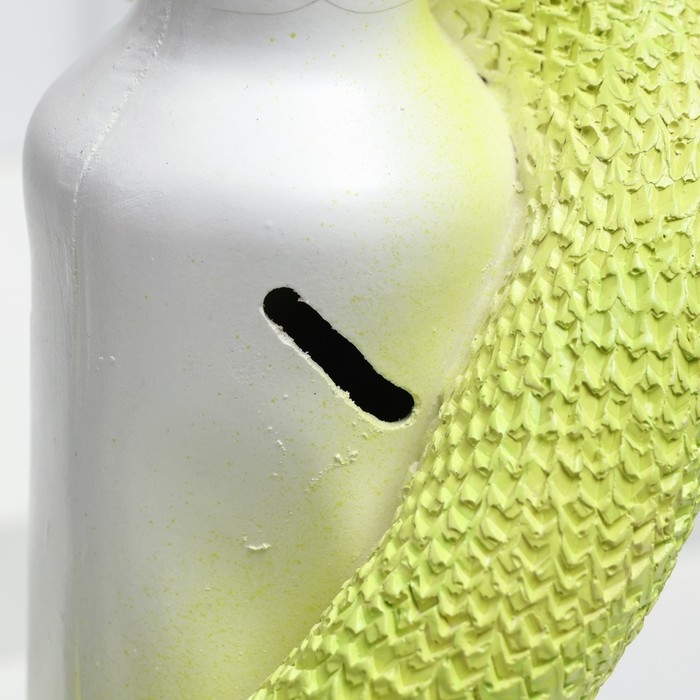 Копилка Копилка "Змея с бутылкой" зеленая, 30см