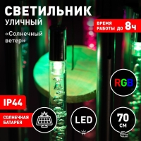 Светильник садовый Эра на солнечной батарее «Солнечный ветер» LED, IP44