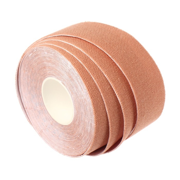 Кинезио - тейп, 2,5 см × 5 м, цвет бежевый Кинезио - тейп, 2,5 см × 5 м, цвет бежевый