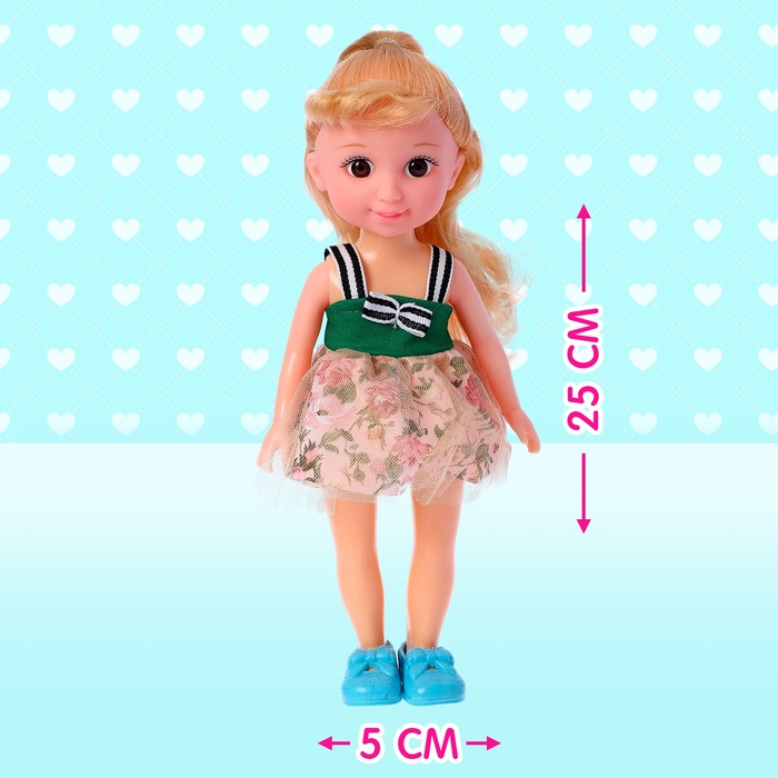 Кукла классическая «Оля» в платье, МИКС Кукла классическая «Оля» в платье, МИКС