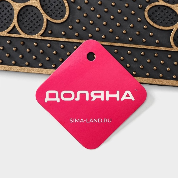 Коврик придверный Доляна «Лапка», цвет МИКС Коврик придверный Доляна «Лапка», цвет МИКС