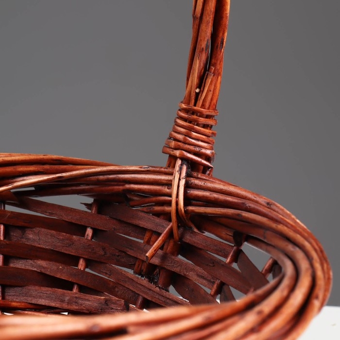 Набор корзин, 3 шт, 36х14/39 см, 30х12/34 см, 23х8/25 см, ива коричневая Набор корзин, 3 шт, 36х14/39 см, 30х12/34 см, 23х8/25 см, ива коричневая