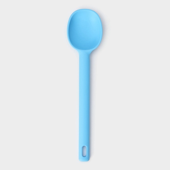 Ложка Доляна «Люкс», 28×6,5×2 см, цвет голубой Ложка Доляна «Люкс», 28×6,5×2 см, цвет голубой