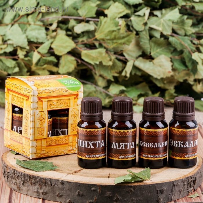 Набор Набор "Хозяину в русскую баньку": 4 аромамасла 15мл