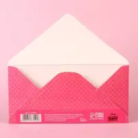 Конверт для денег, 17 х 8,5 см «С днём рождения», Минни Маус