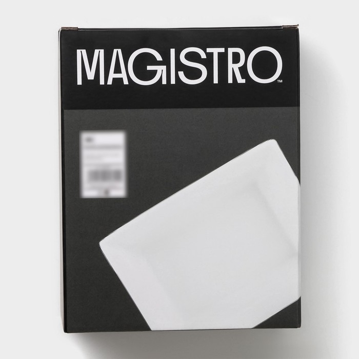 Форма для выпечки из жаропрочной керамики Magistro White gloss, 700 мл, 17,5×13,5×5,5 см Форма для выпечки из жаропрочной керамики Magistro White gloss, 700 мл, 17,5×13,5×5,5 см