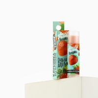 Бальзам для губ, 5 г, аромат клубники, BEAUTY FOOD