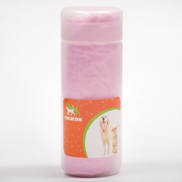 Полотенце для животных супервпитывающее, 43 х 35 см, розовое Полотенце для животных супервпитывающее, 43 х 35 см, розовое