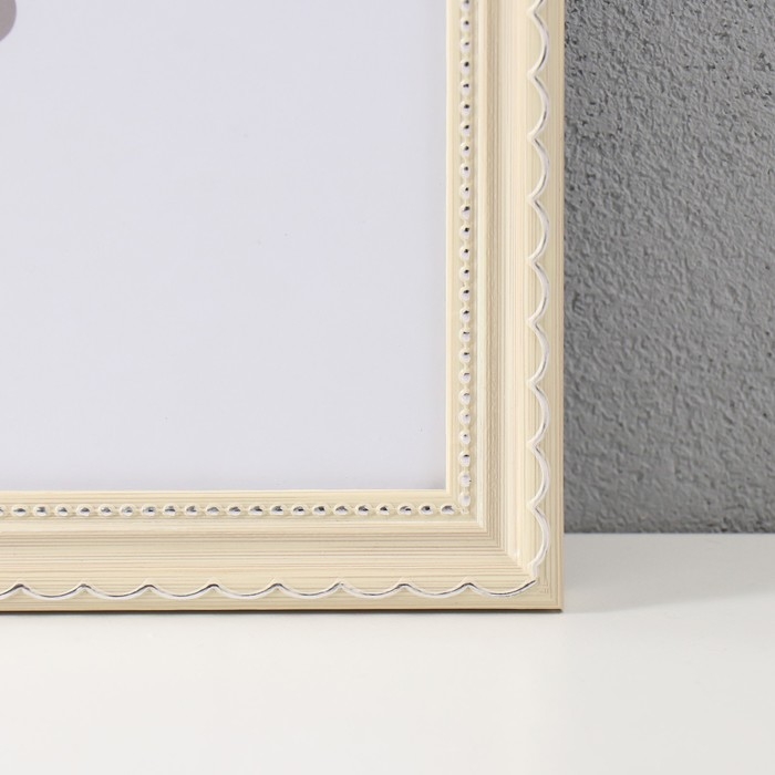 Фоторамка пластик Фоторамка пластик "Стиль бежевый" 40х50 см, бежевый