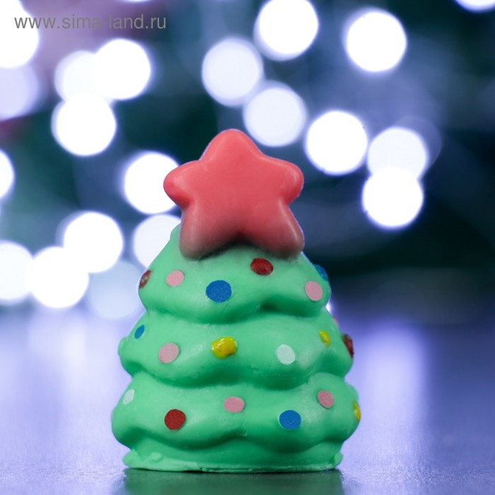 Фигурное мыло Фигурное мыло "Маленькая ёлочка" салатовая 45гр, 4х4х6см
