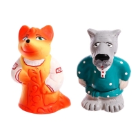 Набор резиновых игрушек «Колобок», 7 шт.