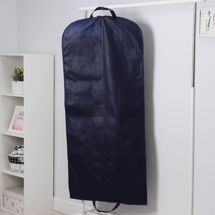 Чехол для одежды, 60×140 см, цвет синий Чехол для одежды, 60×140 см, цвет синий