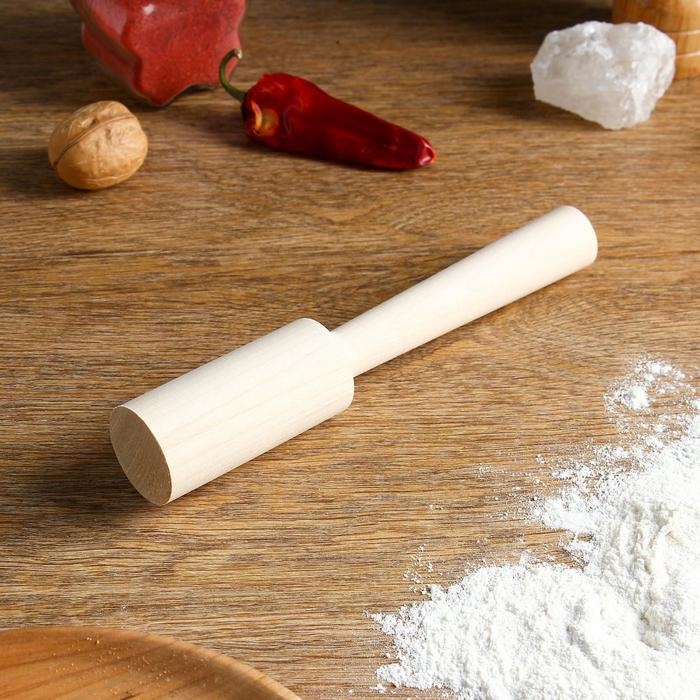 Толкушка, берёза, 20×3,5 см Толкушка, берёза, 20×3,5 см