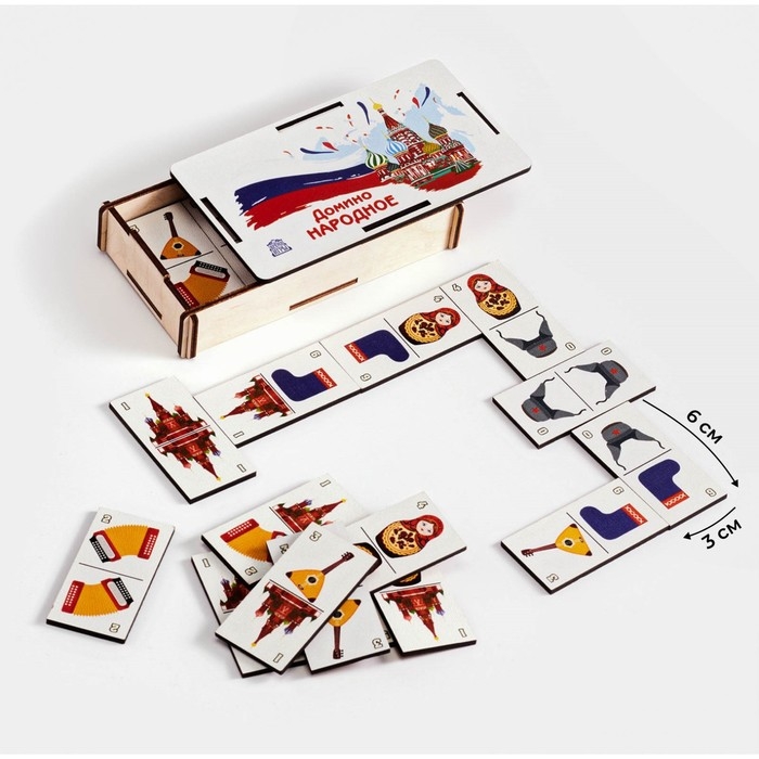 Домино  Домино "Народное", костяшка 6 х 3 см
