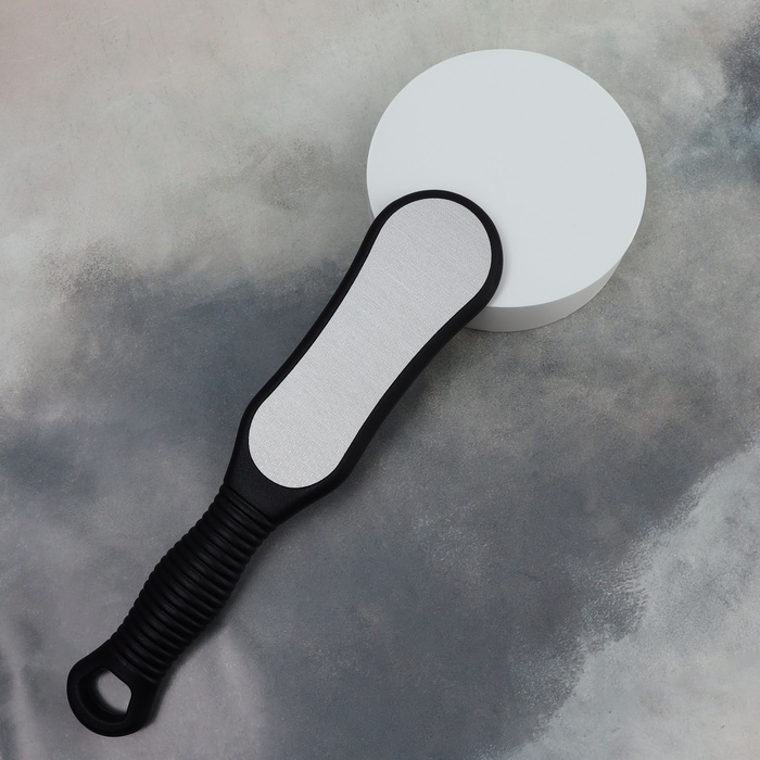 Пилка для ног, лазерная, двусторонняя, 25,5 см, цвет чёрный Пилка для ног, лазерная, двусторонняя, 25,5 см, цвет чёрный