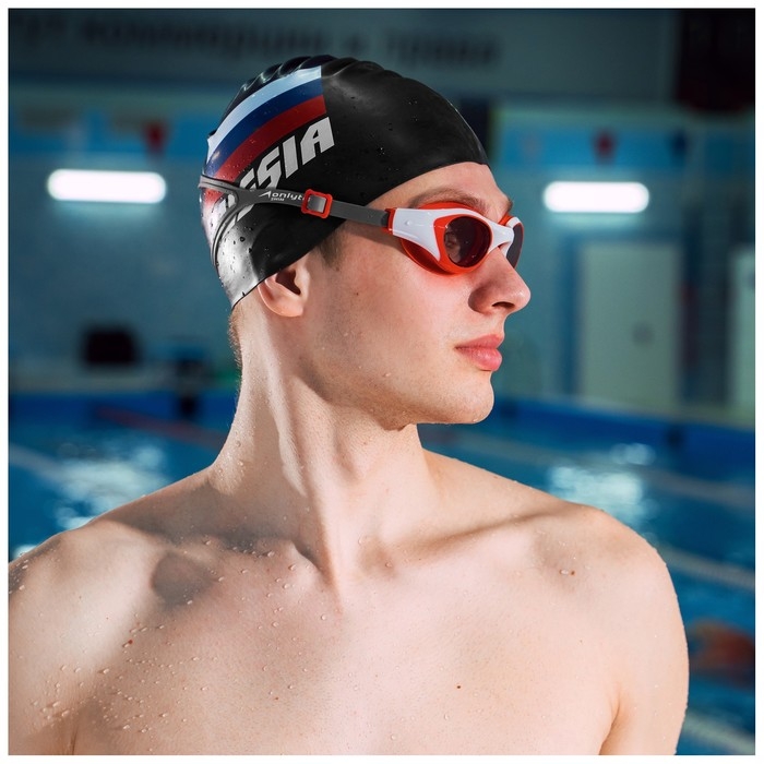 Очки для плавания ONLYTOP, беруши, UV защита Очки для плавания ONLYTOP, беруши, UV защита