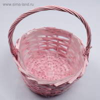 Набор корзин «Плетёнка», 3 шт, 30×13/34 см, 25×11/31 см, 20×9/25 см, ива