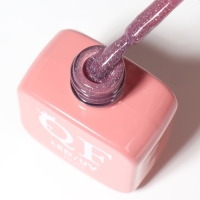 Гель лак для ногтей «NUDE COLOR GLOW», 3-х фазный, 10 мл, LED/UV, цвет розовый (27)