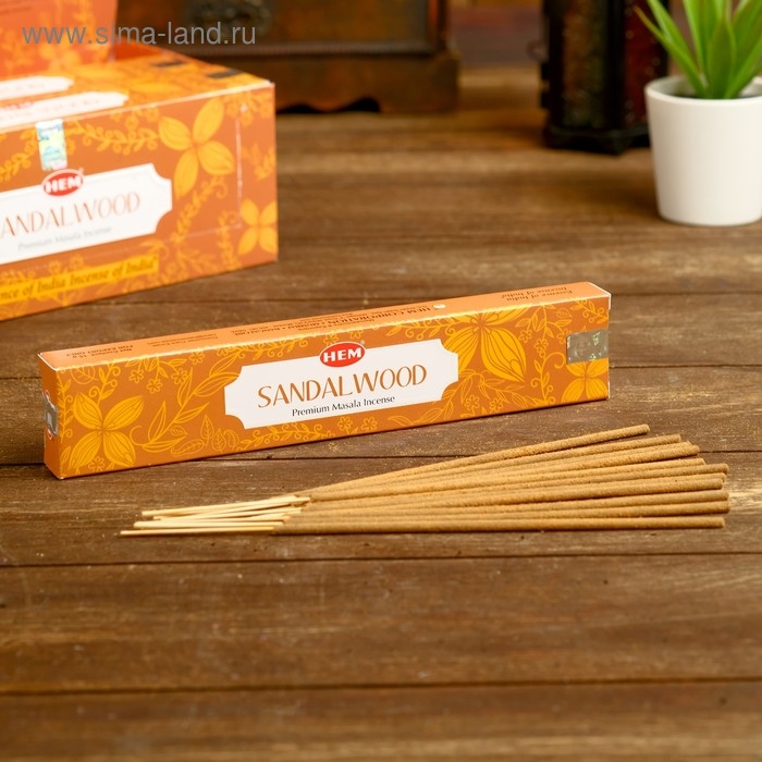 Благовония Благовония "HEM" 15 гр. Масала Сандаловое дерево