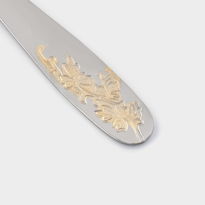 Набор вилок столовых Доляна «Букет», h=20,5 см, 6 шт, цвет серебряный Набор вилок столовых Доляна «Букет», h=20,5 см, 6 шт, цвет серебряный