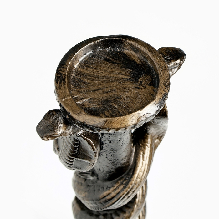 Подсвечник Подсвечник "Змея" 9см, антик