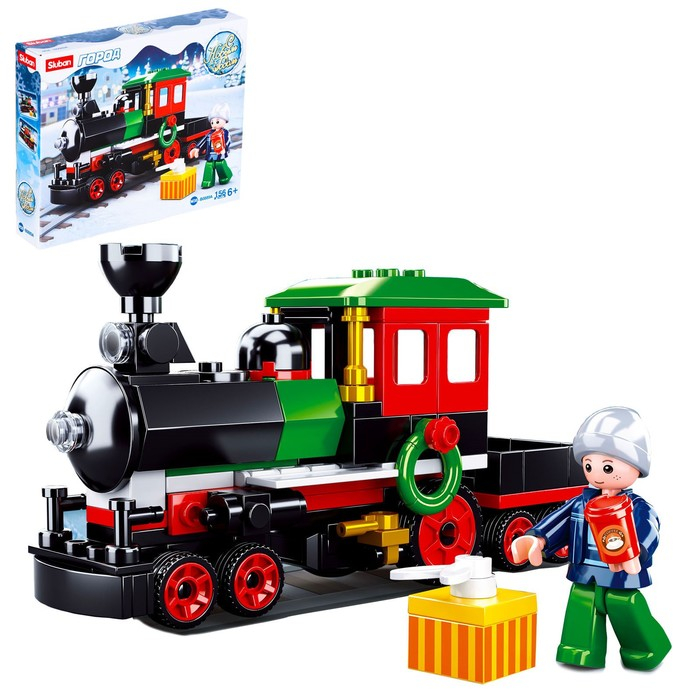 Конструктор «Розовая мечта. Паровозик», 156 деталей Конструктор «Розовая мечта. Паровозик», 156 деталей