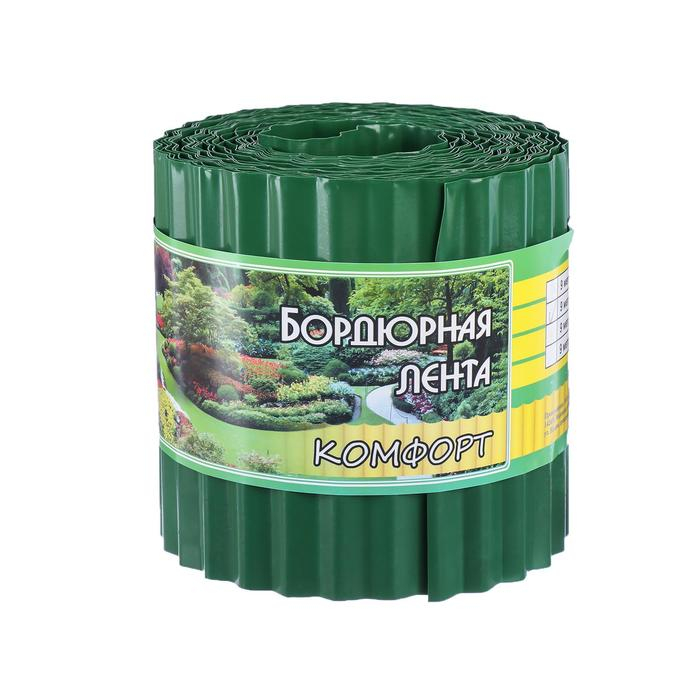 Лента бордюрная, 0.15 × 9 м, толщина 0.6 мм, пластиковая, гофра, зелёная, Greengo Лента бордюрная, 0.15 × 9 м, толщина 0.6 мм, пластиковая, гофра, зелёная, Greengo