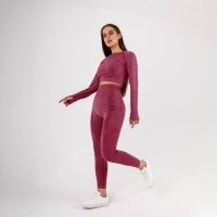 Рашгард женский спортивный пуш-ап, цвет розовый, SL Russian Brand, р-р L