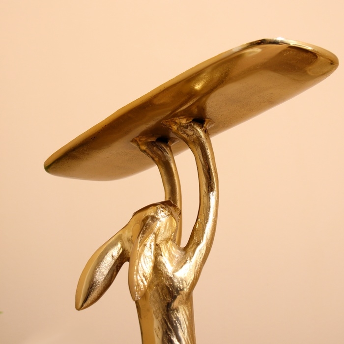 Блюдо Блюдо "Зайка" алюминий 24х38х48 см