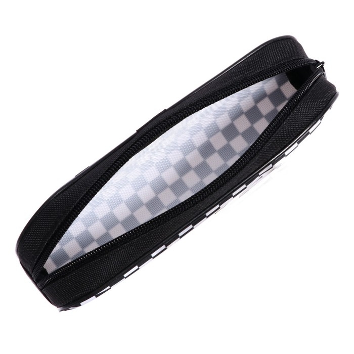 Пенал мягкий, 1 отделение, 80 х 210 х 40 мм, объёмный, Calligrata ПМО 21-20,  Пенал мягкий, 1 отделение, 80 х 210 х 40 мм, объёмный, Calligrata ПМО 21-20, "Кот"