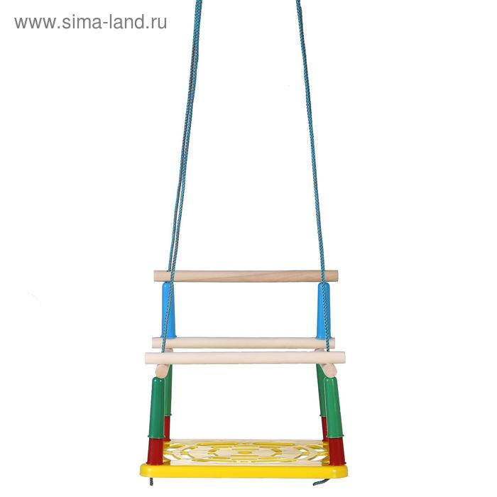 Качели подвесные, пластмассовые, сиденье 33×22см Качели подвесные, пластмассовые, сиденье 33×22см