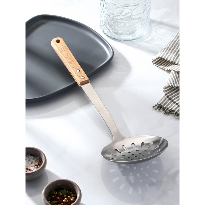 Шумовка из нержавеющей стали «Эко», h=38,5 см Шумовка из нержавеющей стали «Эко», h=38,5 см