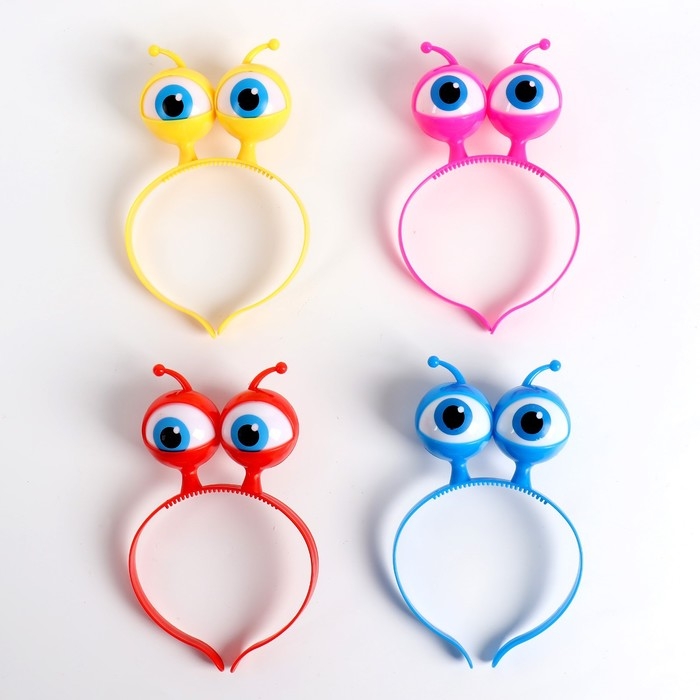 Карнавальный ободок «Глазки», световой, цвета МИКС Карнавальный ободок «Глазки», световой, цвета МИКС
