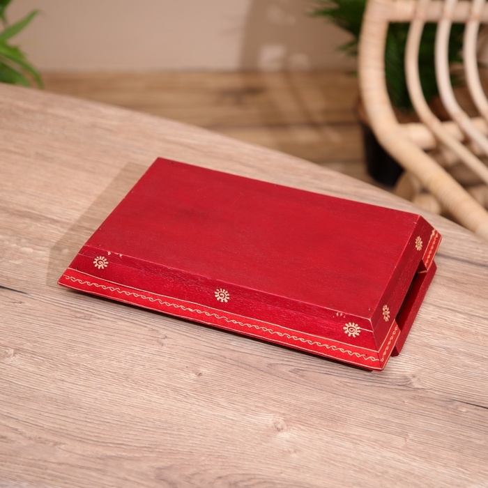 Поднос из дерева, батик 30х19х5 см Поднос из дерева, батик 30х19х5 см