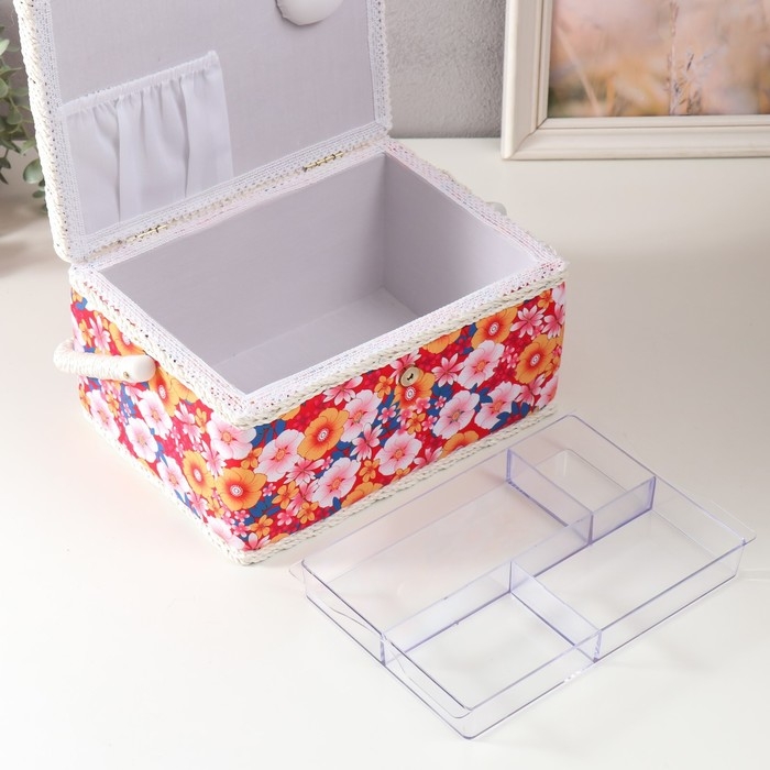 Шкатулка для рукоделия Шкатулка для рукоделия "Японский сад" 19х26х14,5 см