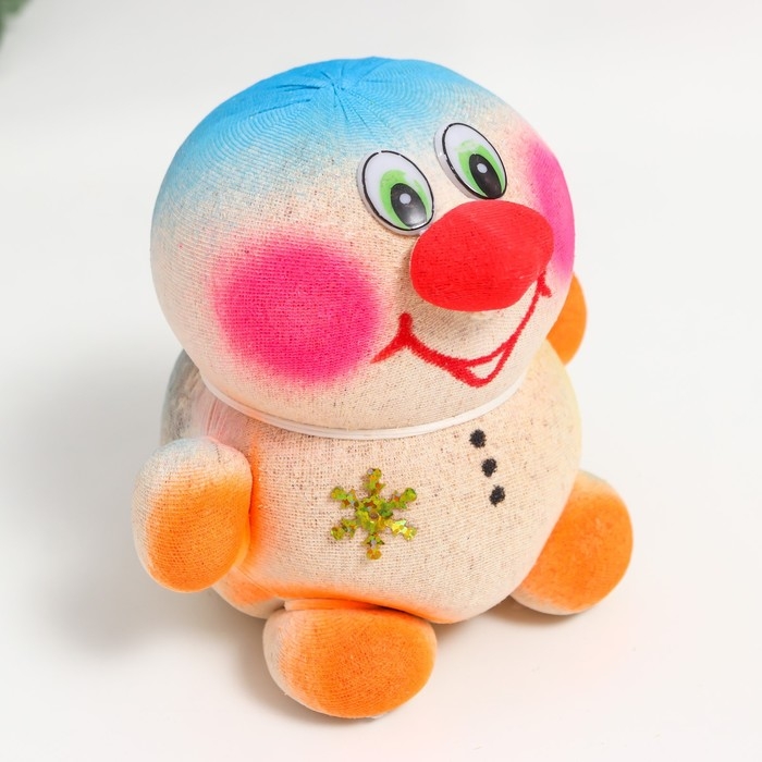 Растущая травка Растущая травка "Снеговик"