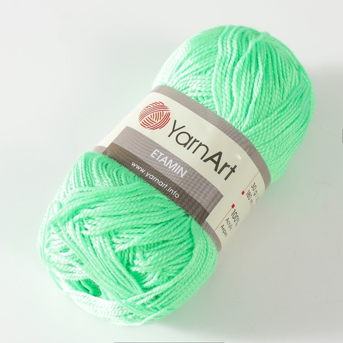 Пряжа "Etamin" 100% акрил 180м/30гр (457 зелёный)