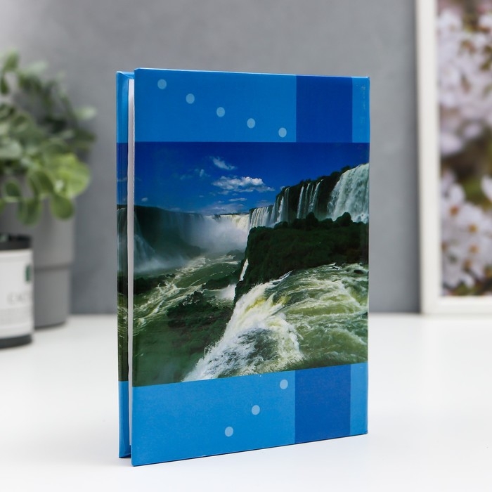 Фотоальбом на 96 фото 10х15 см Фотоальбом на 96 фото 10х15 см "Горный рельеф" МИКС 16,5х12,5х5 см