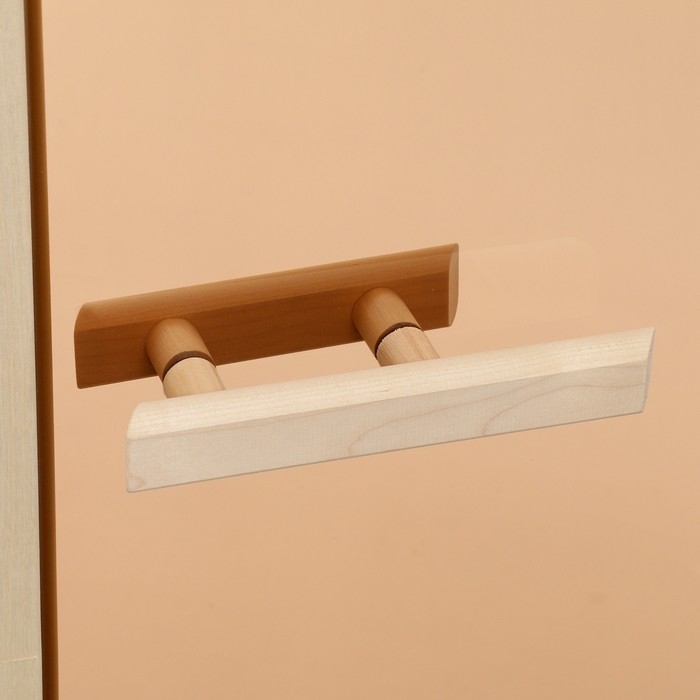 Дверь для бани и сауны Дверь для бани и сауны "Бронза", размер коробки 190х70 см, липа, 8 мм