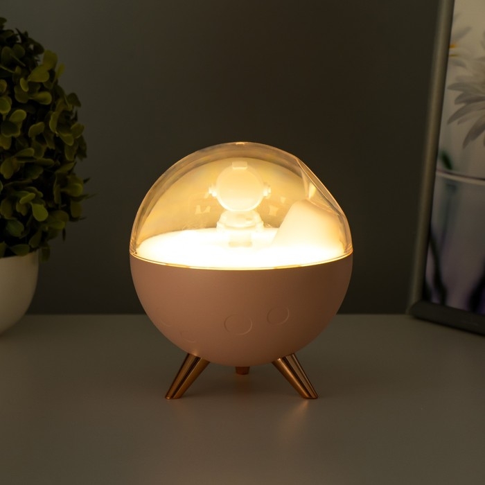 Ночник увлажнитель Ночник увлажнитель "Космонавт" LED USB АКБ 13х13х15,5 см RISALUX