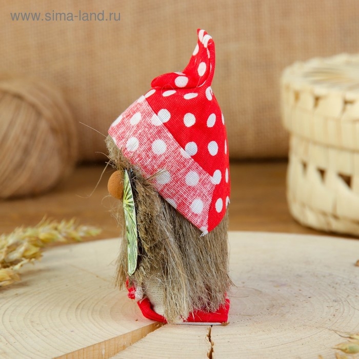 Оберег «Домовой с долларами», будьте здоровы, 10 см, микс Оберег «Домовой с долларами», будьте здоровы, 10 см, микс