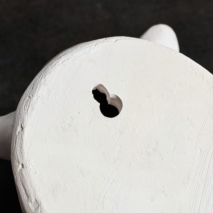 Подвесной декор  Подвесной декор "Носорог" 14х13см, белый