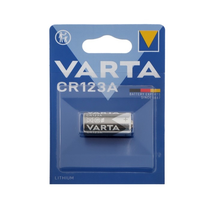 Батарейка литиевая Varta Professional, CR123A (DL123A)-1BL, для фото, 3В, блистер, 1 шт. Батарейка литиевая Varta Professional, CR123A (DL123A)-1BL, для фото, 3В, блистер, 1 шт.