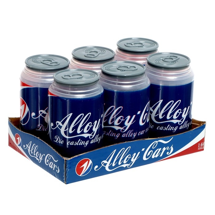 Машина металлическая «Спецслужбы», в банке, цвет МИКС Машина металлическая «Спецслужбы», в банке, цвет МИКС