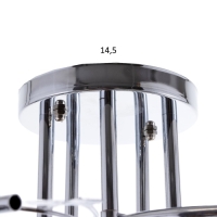 Люстра 2024/5 E27 60Вт хром 52х52х25 см BayerLux